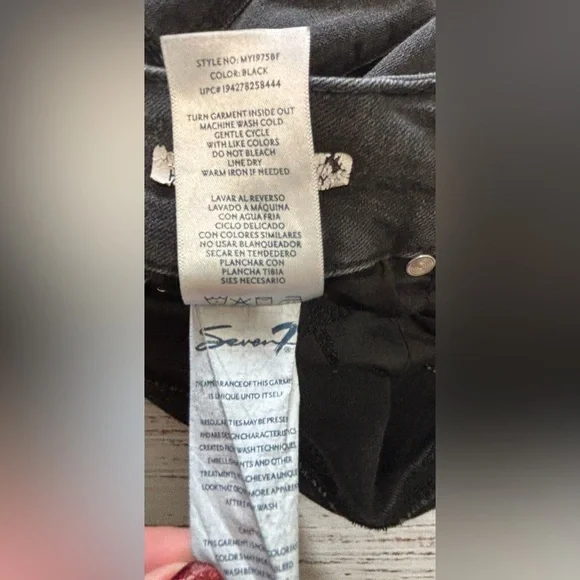 Women’s Seven7 Distressed Denim High Rise Skinny Jeans - Picture 15 of 15